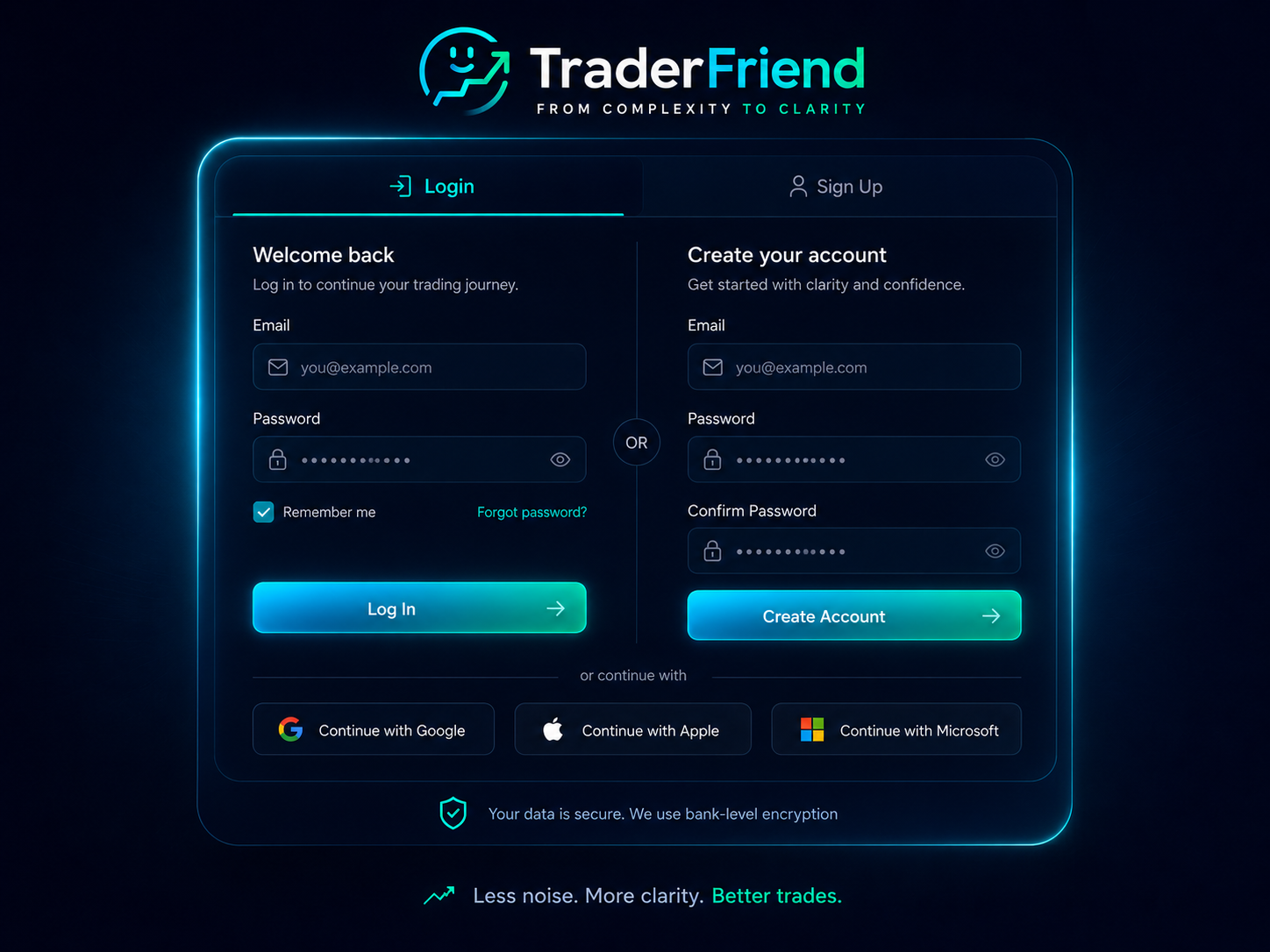 Login form preview